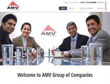 Tablet Screenshot of amvgroups.com